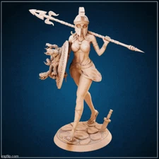 Athae, Goddess of War by Wild Elf Studio | D&D | DnD | Print to Order | Pinup