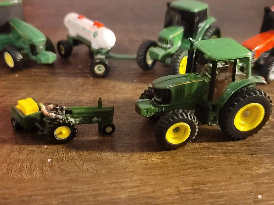Lot Of 6 Tonka John Deere Case Farm Vehicle Toys Tractor Anhydrous Ammonia Tank - Image 2 of 4