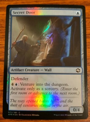 2021 MTG Dungeons & Dragons Adventures in the Forgotten Realms Foil Secret Door