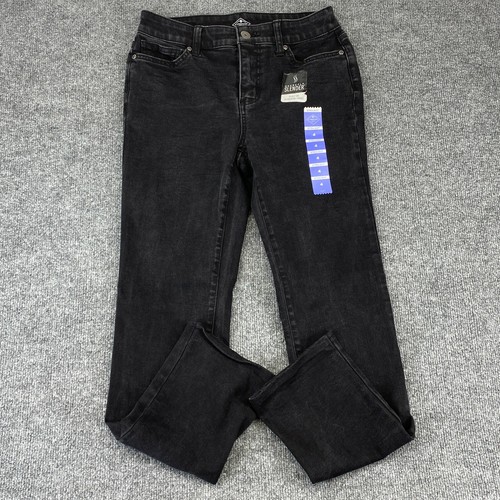 St Johns Bay Jeans Womens Size 4 Black 
