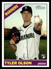 2015 Topps Heritage High Number Tyler Olson  RC 613 Seattle Mariners