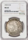 1923-S $1 Peace Dollar NGC MS65