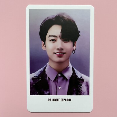 Unofficial BTS Jungkook Moment Of Proof Collector's Edition photocard JK Bangtan