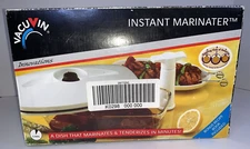 VacuVin Innovations Vacuum Marinater 3 Pieces Instant Marinater with Recipe Book