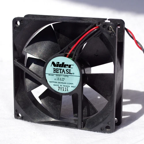 Gehäuselüfter Fan Niedec BETA SL Fan Model DO9T-12PG 12 V DC, 92 x 92 x 25 mm
