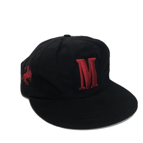 Marlboro M Hat Vintage Black Strapback 