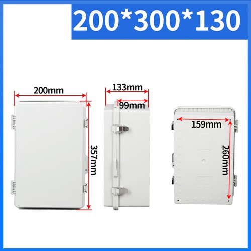 IP67 Distribution Box Plastic Box Household Buckle Hinge Waterproof Box 12 Sizes - Picture 15 of 16
