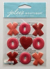 RARE Jolee's XOXO Repeat Love Valentine's Day Scrapbooking Stickers