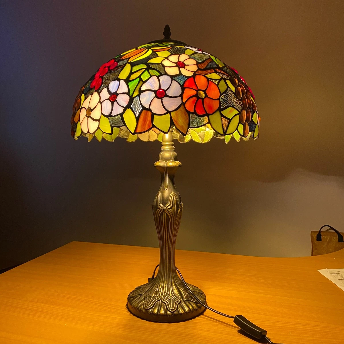Stained glass buffet lamps deals