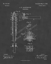 Manually Operated Railroad Semaphore Shanty Patent Print - Sheet 2 - Chalkboard