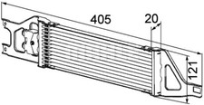 MAHLE CLC 57 000P Oil Cooler, automatic transmission for MERCEDES-BENZ