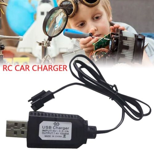 Universal RC Car Charger SM-2P USB Charging Cable Replacement Power Cord - Afbeelding 1 van 5