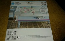 MARTHA STEWART Crafts Vintage Decor Stencil Set of 6 KALEIDOSCOPE FLOWER 33560