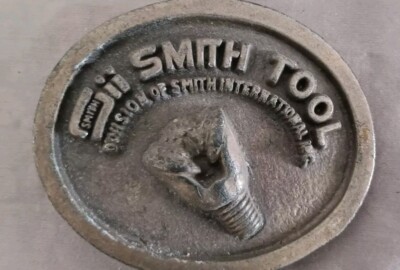 Vintage Smith Tool Company Oil Gas Rig Drilling Bit Belt Buckle BB008