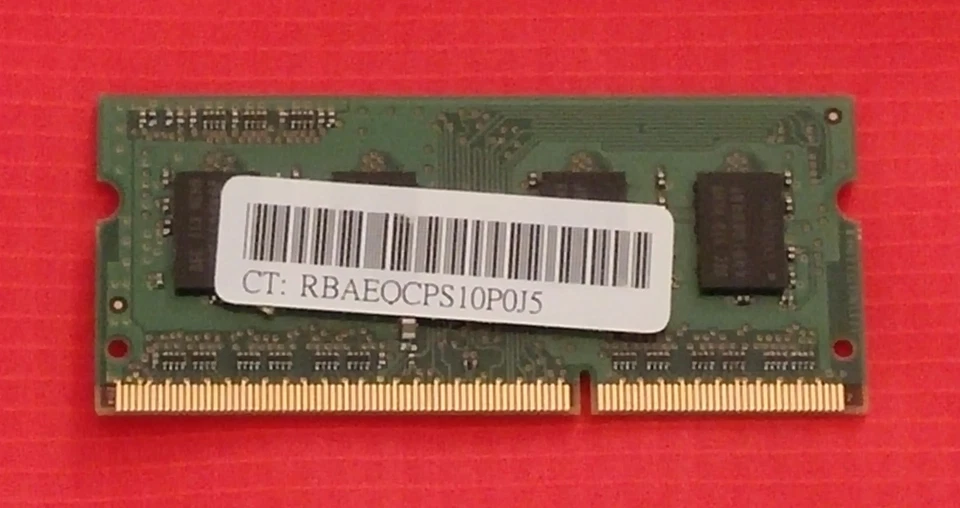 1GB  Samsung 1RX8 DDR3 PC3-10600S M471B2873FHS-SO-DIMM  Laptop Memory RAM SODIMM - Image 2 of 3
