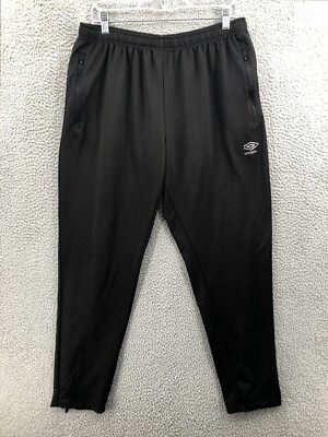 Umbro Joggers Jogging Pants Sweatpants Zip Pocket Men's Size