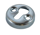 Strong Galvanised Slotted Keyhole Shelf Hanging Bracket 30mm Dia. * 7mm Steel