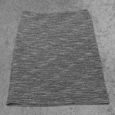 Loft Tweed Knit Pencil Skirt Women's Small Elastic Waist Pull On Casual