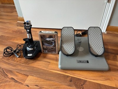 Flight Simulator Package includes CH Products Pro Pedals USB and Saitek Stick