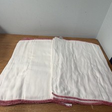 12 - cloth-ez medium organic white Prefold diapers Read Desc Never Used