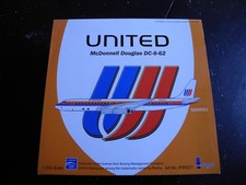 ULTRA RARE Inflight McDOnnell Douglas DC-8 UNITED, 1:200 PERFECT!