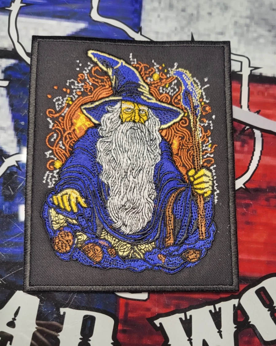 EMBROIDERED WIZARD ****LAST ONE PATCH (Please Read Ad)