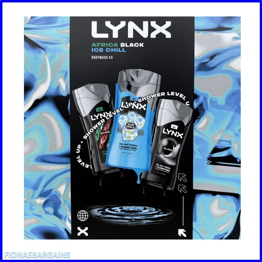 Linx Box Set Lynx Gift Box Set Fragrance Squad Bodywash Goals Icons Africa Washbag ...
