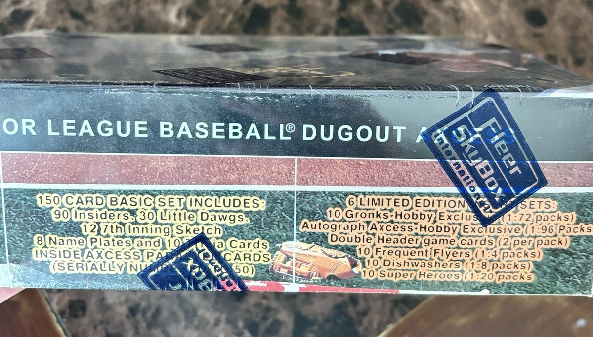 1998 Fleer Skybox Dugout Axcess Baseball Hobby Box Factory Sealed