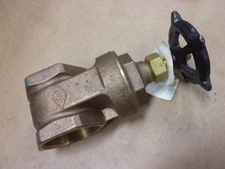 SCI 2" NPT Brass Bronze Manual Gate Valve Water Line Pipe 171 8501N 200 WOG NOS