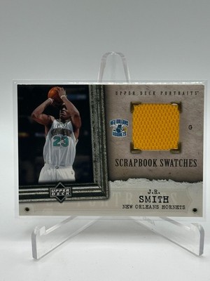 2005-06 UD Portraits Scrapbook Swatches #SS-JR J.R. Smith Hornets