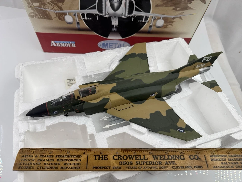 Rare Find Franklin Mint / Armour F-4 Phantom U.S Air Force MIG KILLER, 1:48 - Image 3 of 4