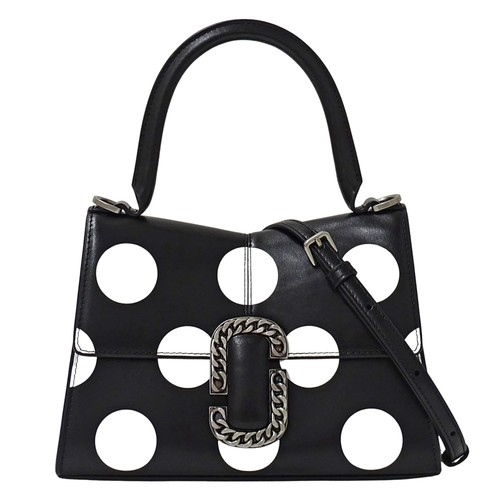 MARC JACOBS 2-way Handbag Black Leather Shoulder bag - Picture 1 of 10