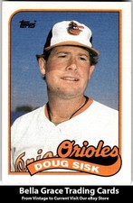 1989 Topps #13 Doug Sisk Baltimore Orioles MLB Baseball