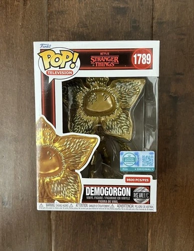 Funko Pop! Stranger Things Gold Demogorgon Metallic #1789 Limited 9500