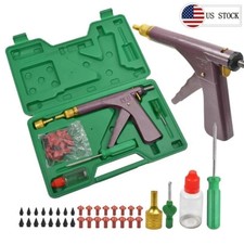 Tire Plugger Tubeless Tire Wheel Repair Gun Kit Mushroom Plug Probe Nozzle New