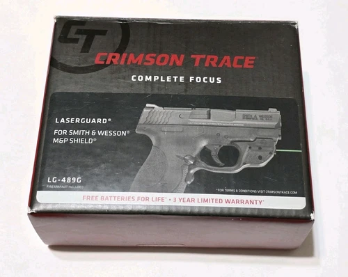 Crimson Trace LG-459G Laserguard Smith & Wesson M&P Shield & Shield M2.0, Green