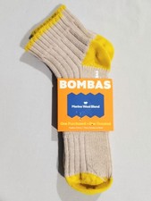 BOMBAS Ankle Socks Large Merino Wool Blend NWT