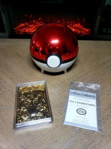 Pokeball with Gold Card | eBay Pokeball with Gold Card | eBay
