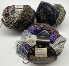 NEW Noro Ayatori Yarn   3 Balls 50g Each   Variegated   Wool  Silk Blend