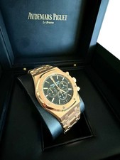 Audemars Piguet Royal Oak Chronograph Rose Gold Black Dial 26320OR.OO.1220OR.01 9
