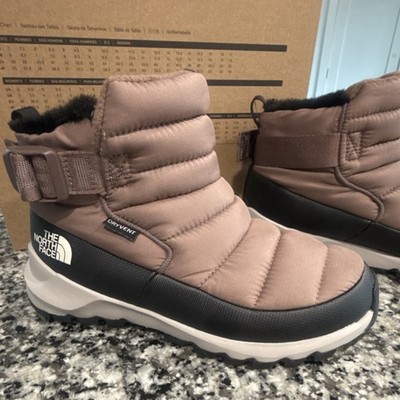 The North Face Thermoball Pull-On WP Boots Deep Taupe Black US 5