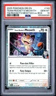 2025 POKEMON DRI EN-DESTINED RIVALS MEWTWO EX BOX TEAM ROCKET'S MEOWTH PSA 10