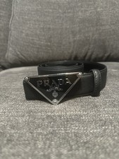 Prada Triangle Designer Belt Size US 40