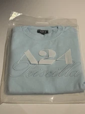 A24 Priscilla Light Blue Embroidered Crewneck Size XL Sealed Never Used New 2023