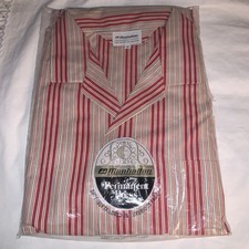 Vintage Manhattan Pajama Set Men  s XLarge 46" chest Dura Brite Perm Press Stripe