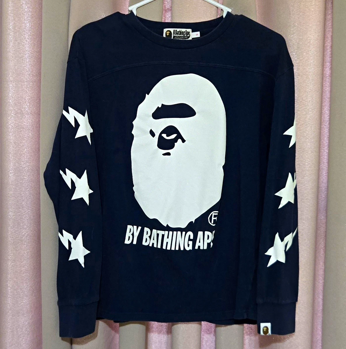 A Bathing Ape Long Sleeve Black Shirts for Men for sale | eBay
