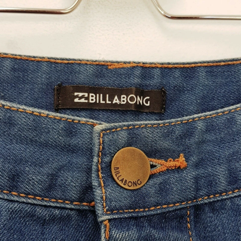 BILLABONG | Женская синяя джинсовая мини трапециевидная юбка [размер AU 12 или США 8] - Изображение 2 из 4