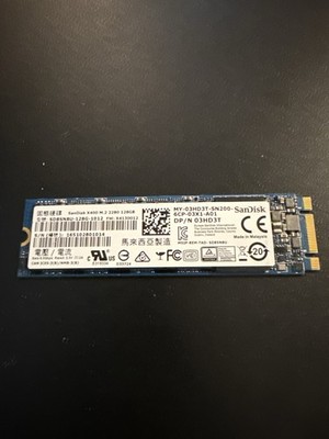 Brand: SanDisk Model: X400 Storage Capacity: 128GB