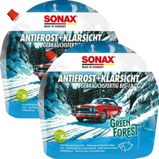 Sonax Scheibenfrostschutz AntiFrost&KlarSicht 2x 3L Green Forest Kiefernduft