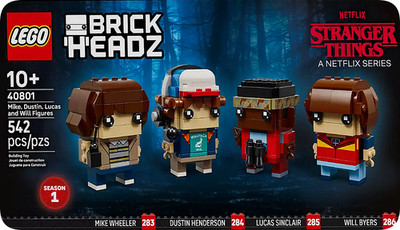LEGO    Stranger Things    40801   Mike, Dustin, Lucas & Will   NEU   Brickheadz